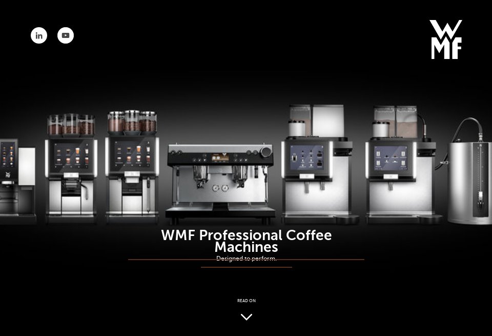 WMF 1100 S  WMF Professional Coffee Machines